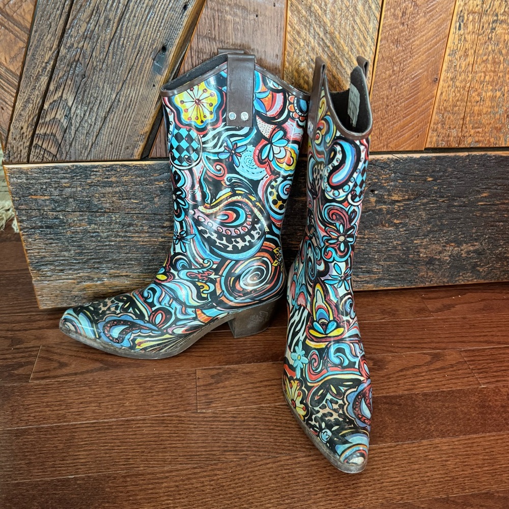BOPS Rainboots Cowboy 🤠 style